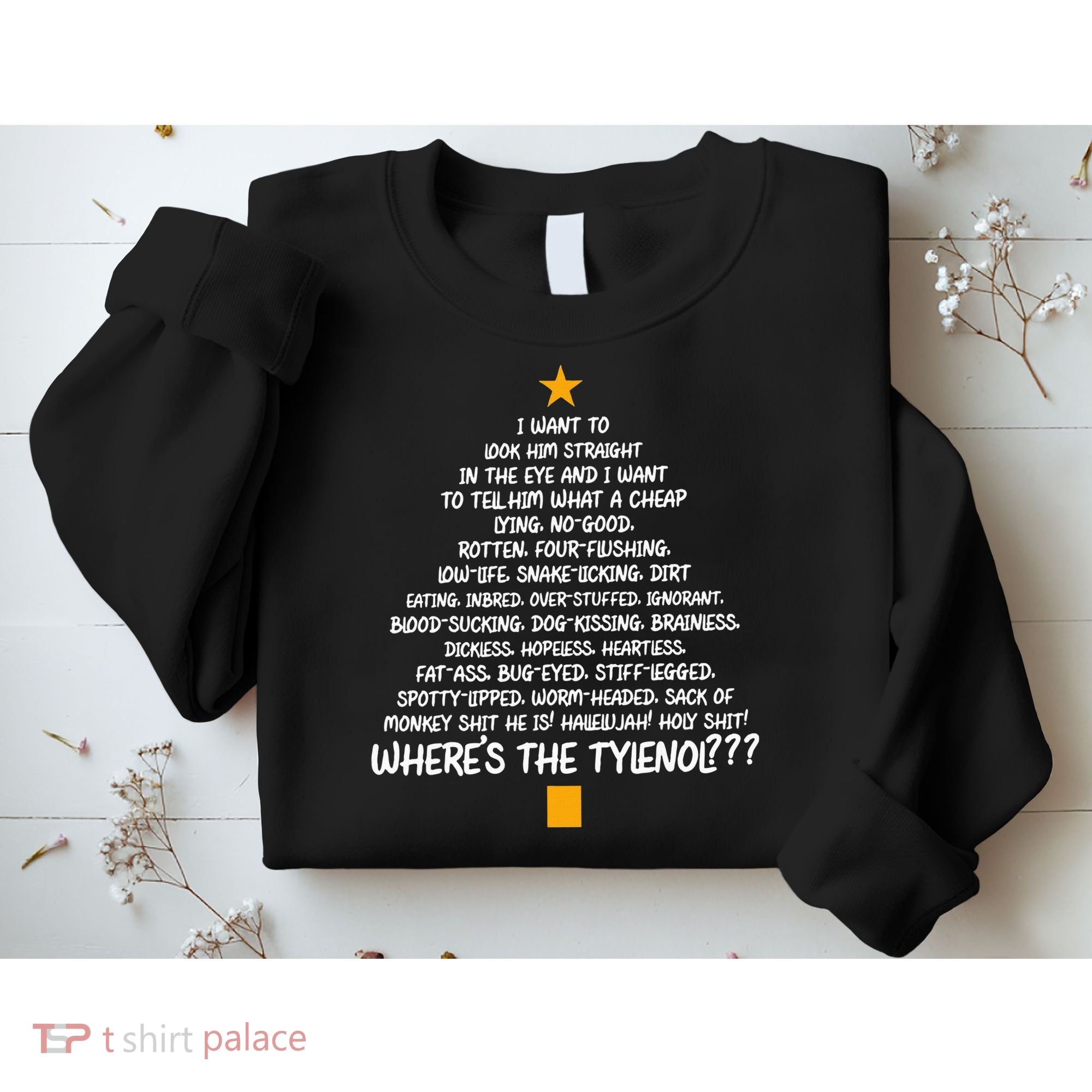 Christmas Vacation Rant Christmas Tree Sweatshirt
