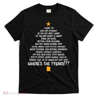 Christmas Vacation Rant Christmas Tree T-Shirt