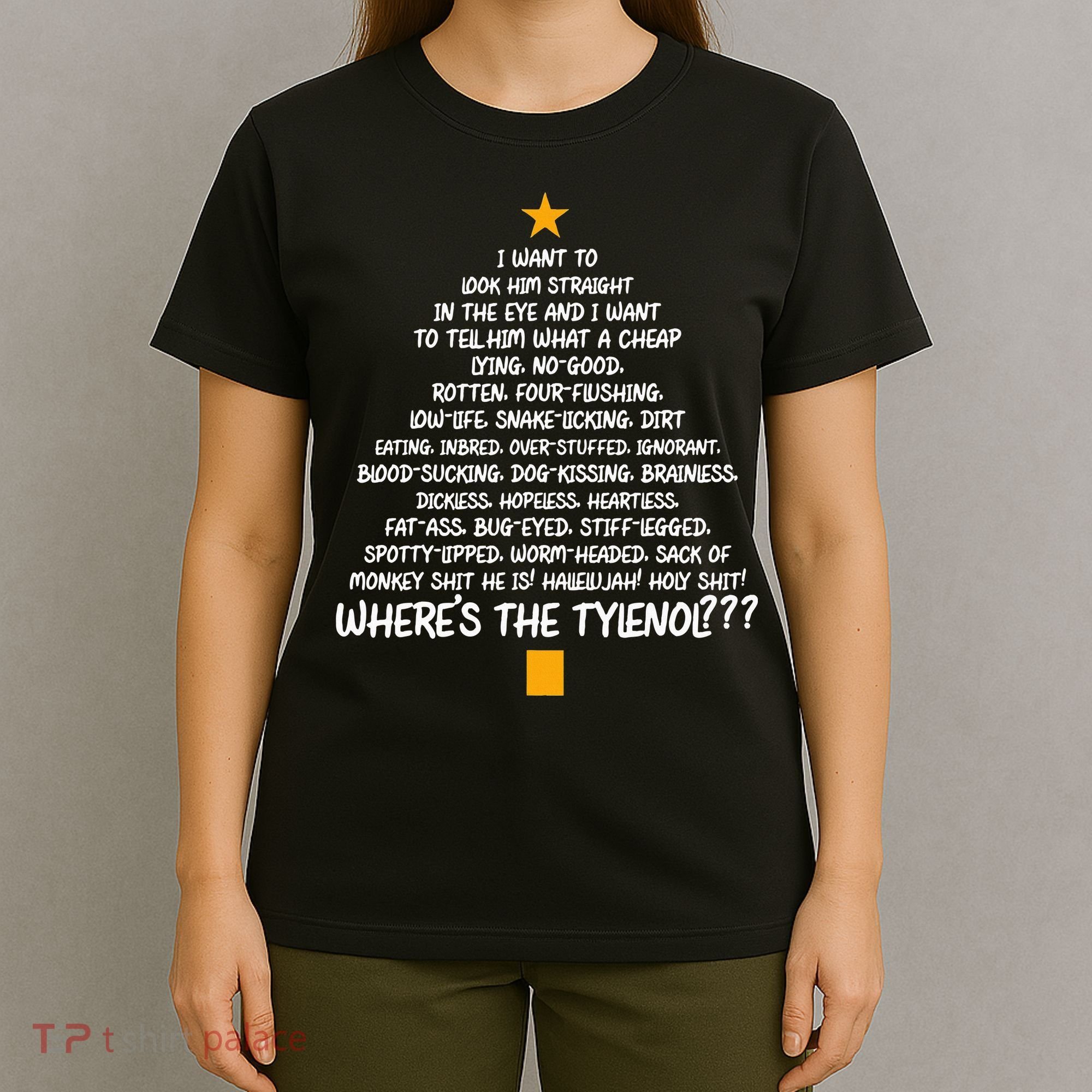 Christmas Vacation Rant Christmas Tree T-Shirt
