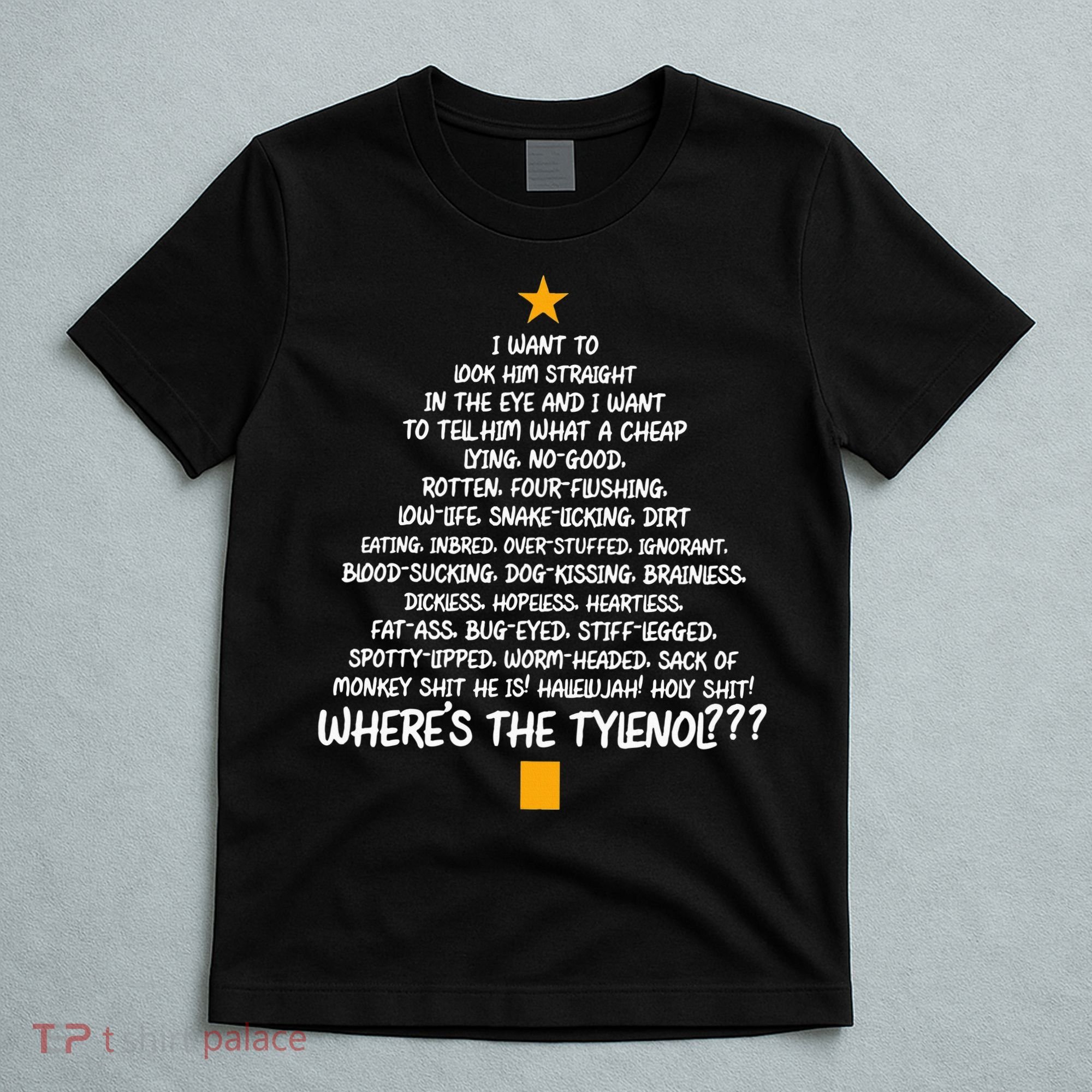 Christmas Vacation Rant Christmas Tree T-Shirt