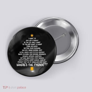Christmas Vacation Rant Christmas Tree Button