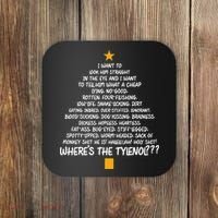 Christmas Vacation Rant Christmas Tree Coaster thumb 0