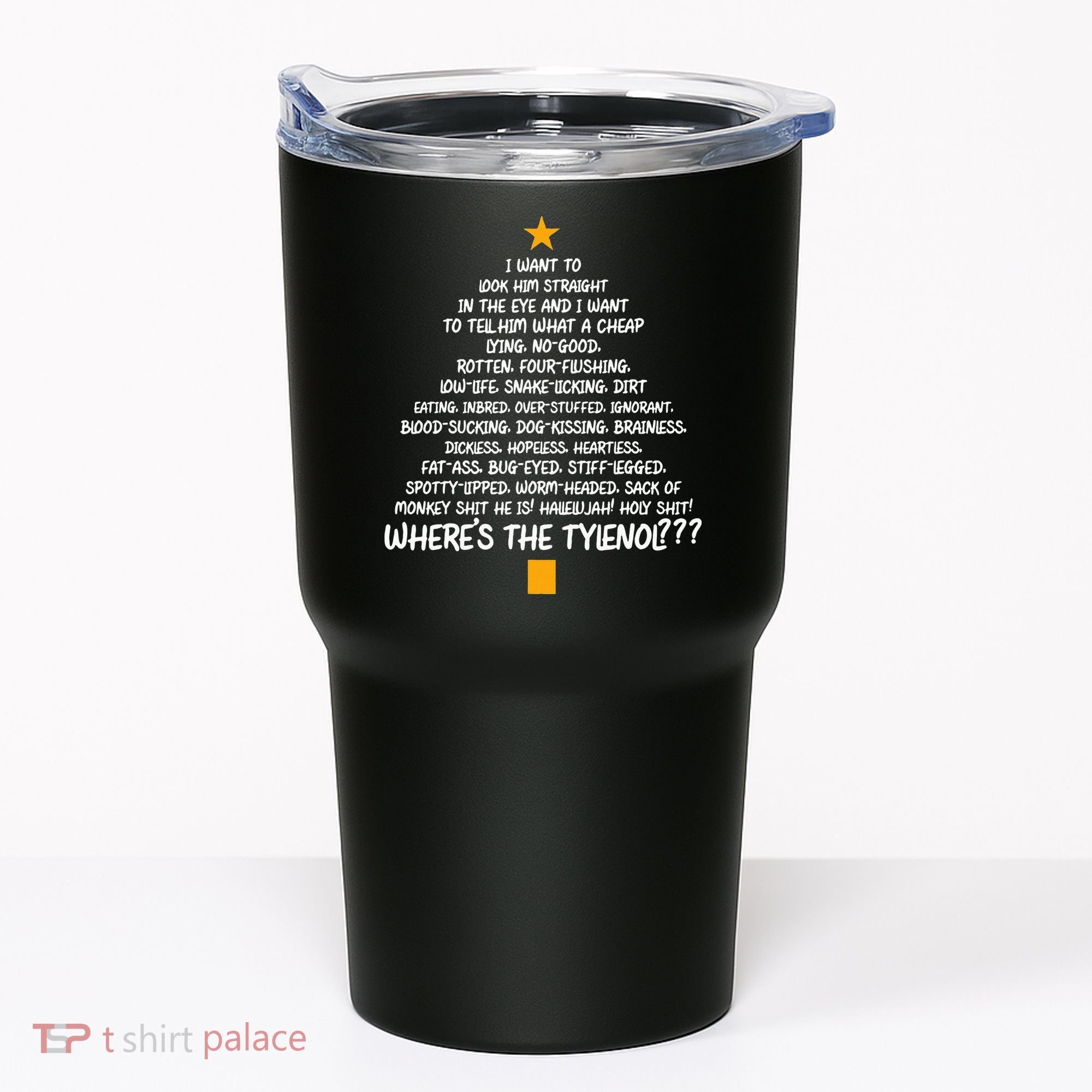 Christmas Vacation Rant Christmas Tree Tumbler
