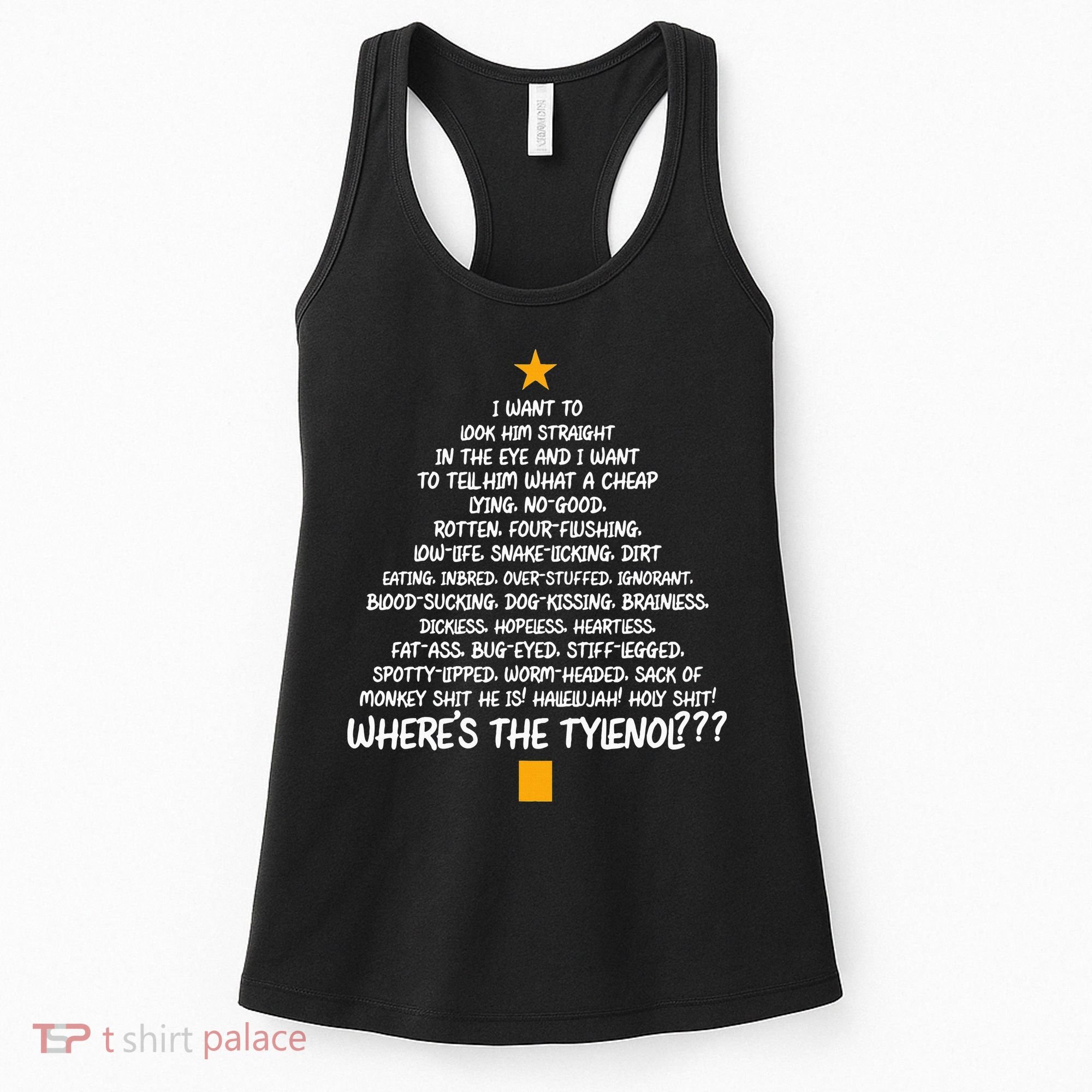 Christmas Vacation Rant Christmas Tree Women's Tank Top