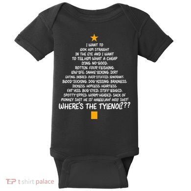 Christmas Vacation Rant Christmas Tree Baby Bodysuit