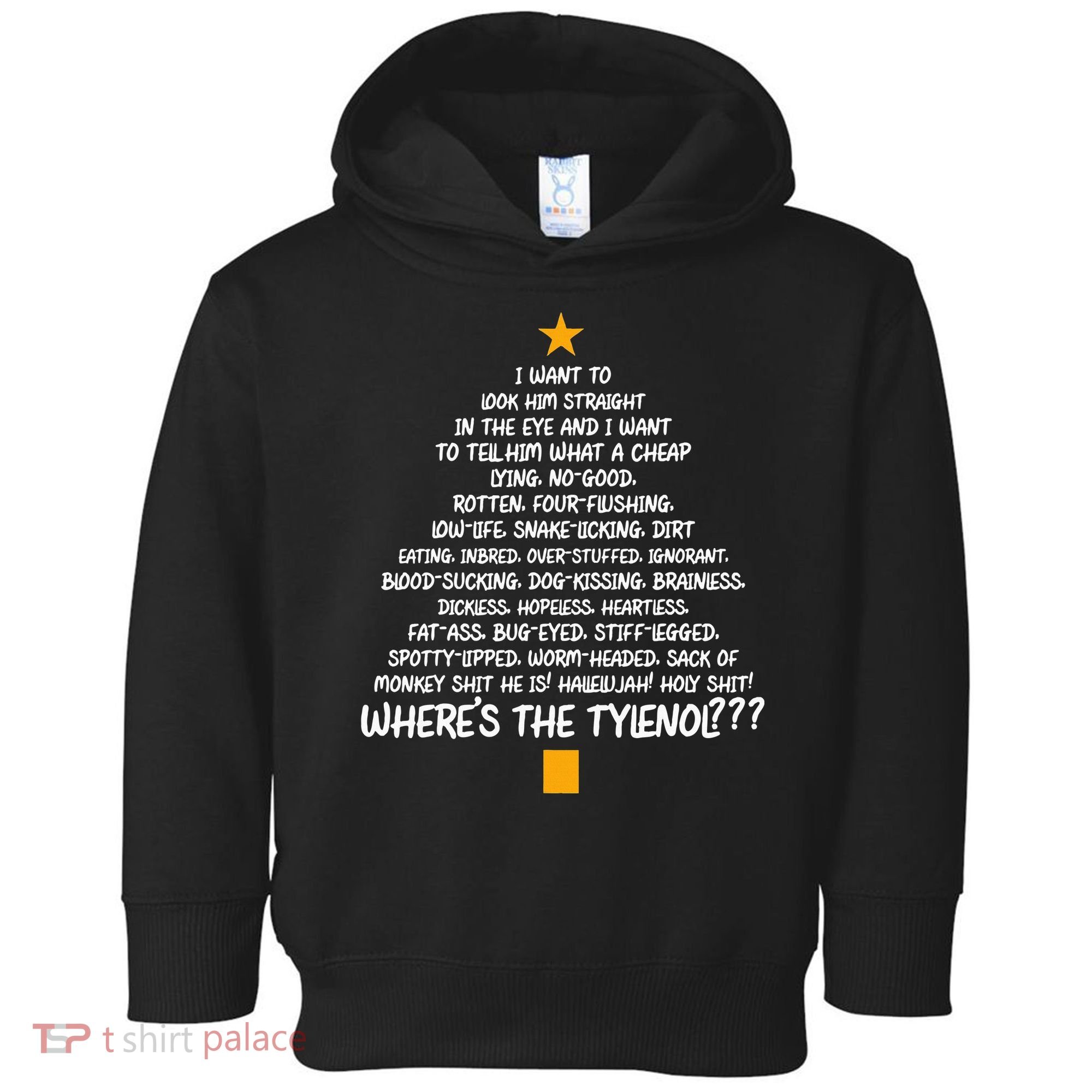Christmas Vacation Rant Christmas Tree Toddler Hoodie