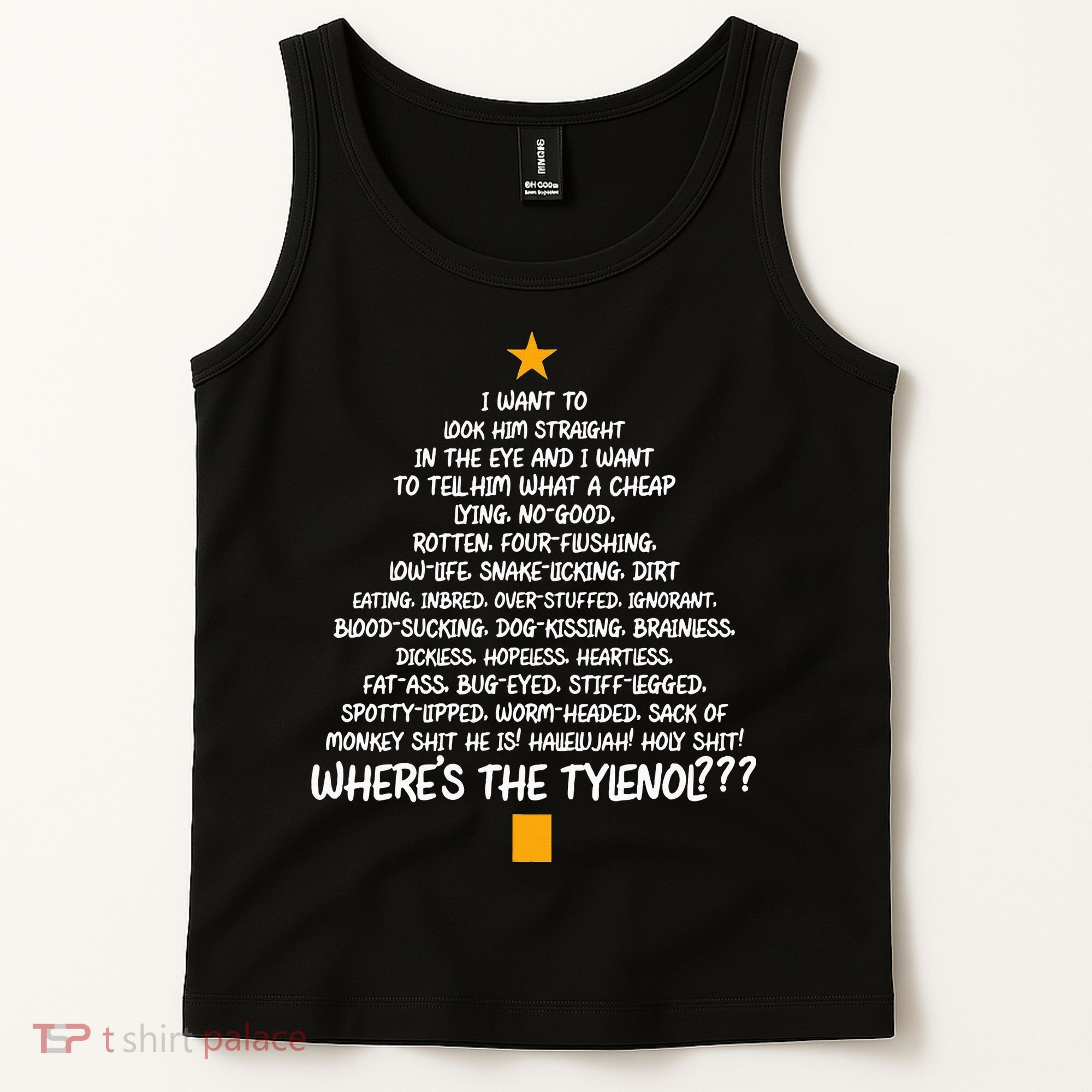 Christmas Vacation Rant Christmas Tree Tank Top