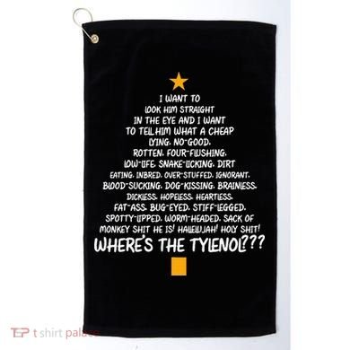 Christmas Vacation Rant Christmas Tree Golf Towel