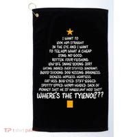 Christmas Vacation Rant Christmas Tree Golf Towel thumb 0