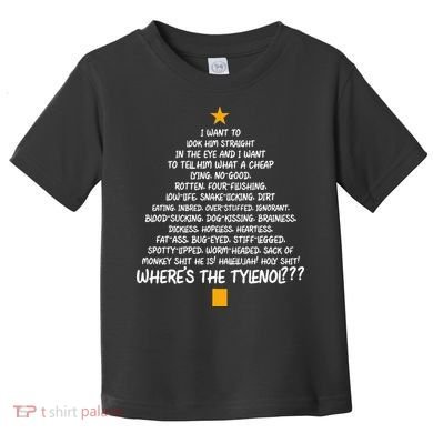 Christmas Vacation Rant Christmas Tree Toddler T-Shirt