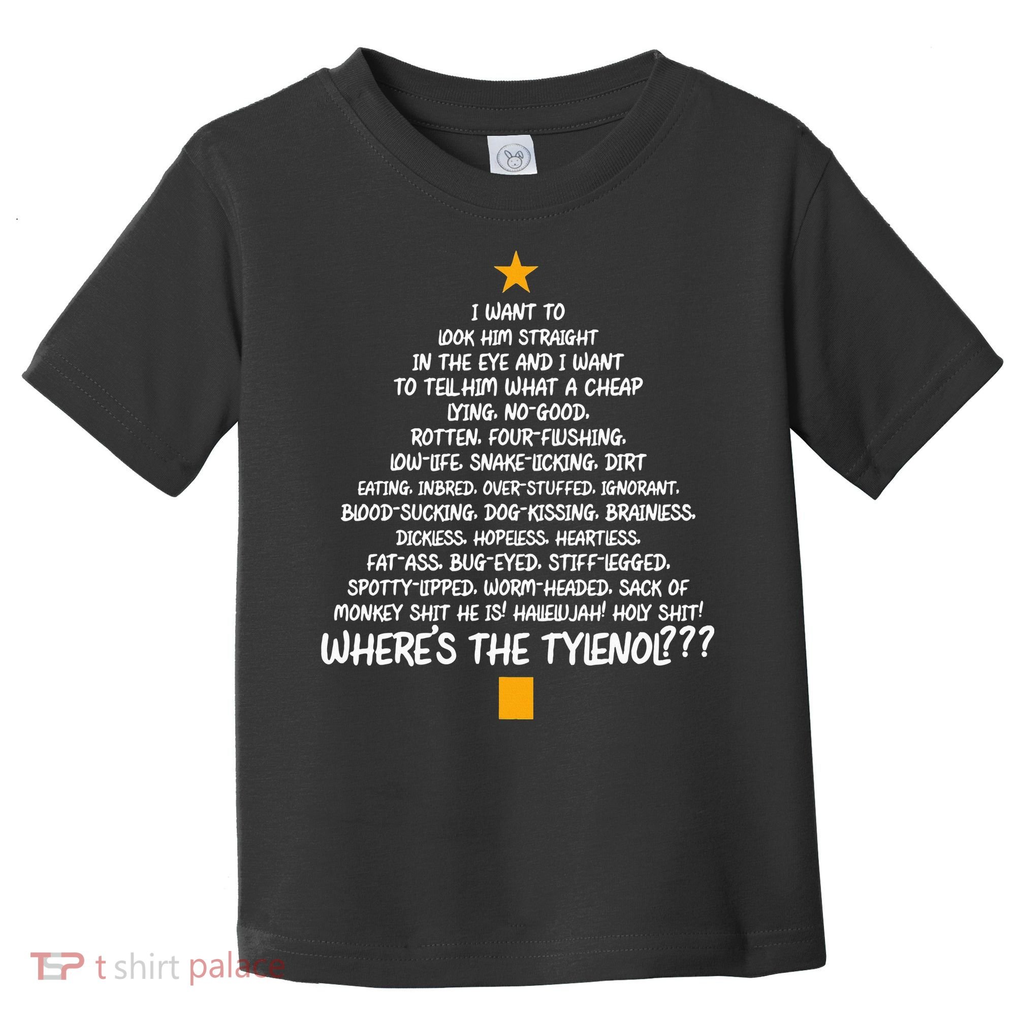 Christmas Vacation Rant Christmas Tree Toddler T-Shirt