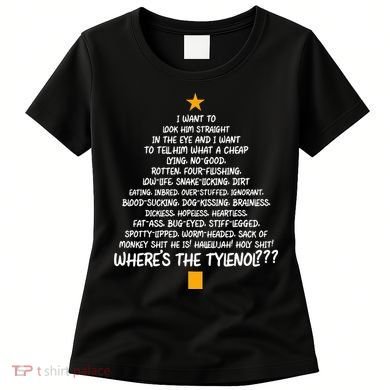 Christmas Vacation Rant Christmas Tree Women's T-Shirt