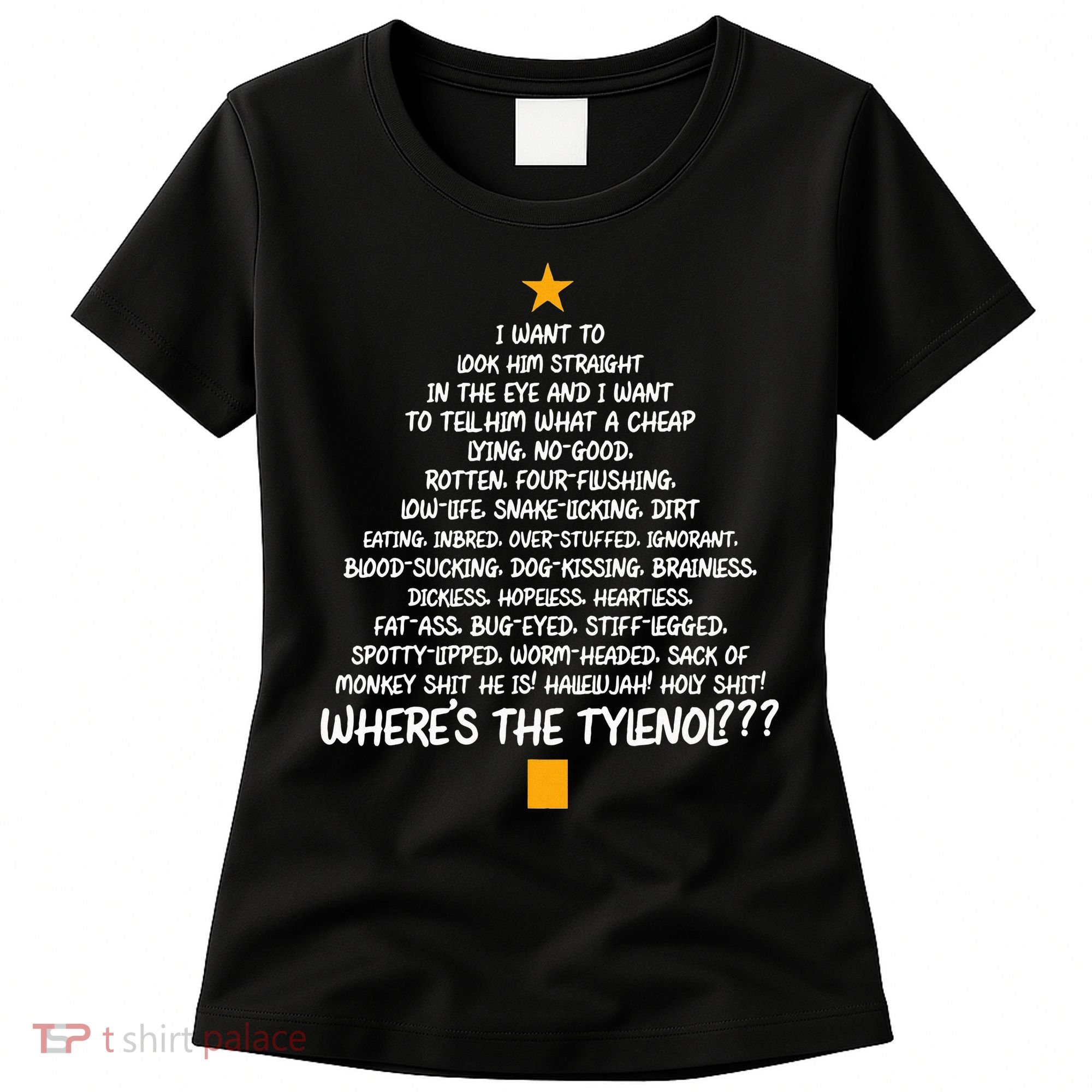 Christmas Vacation Rant Christmas Tree Women's T-Shirt