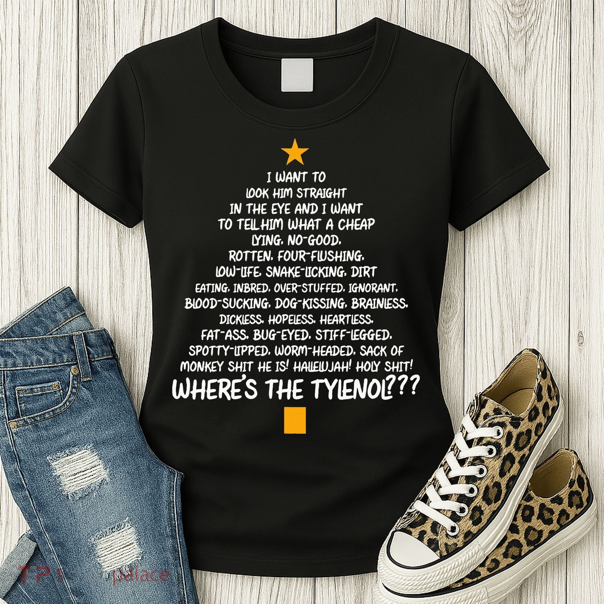 Christmas Vacation Rant Christmas Tree Women's T-Shirt