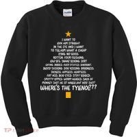 Christmas Vacation Rant Christmas Tree Kids Sweatshirt thumb 0
