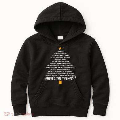 Christmas Vacation Rant Christmas Tree Kids Hoodie
