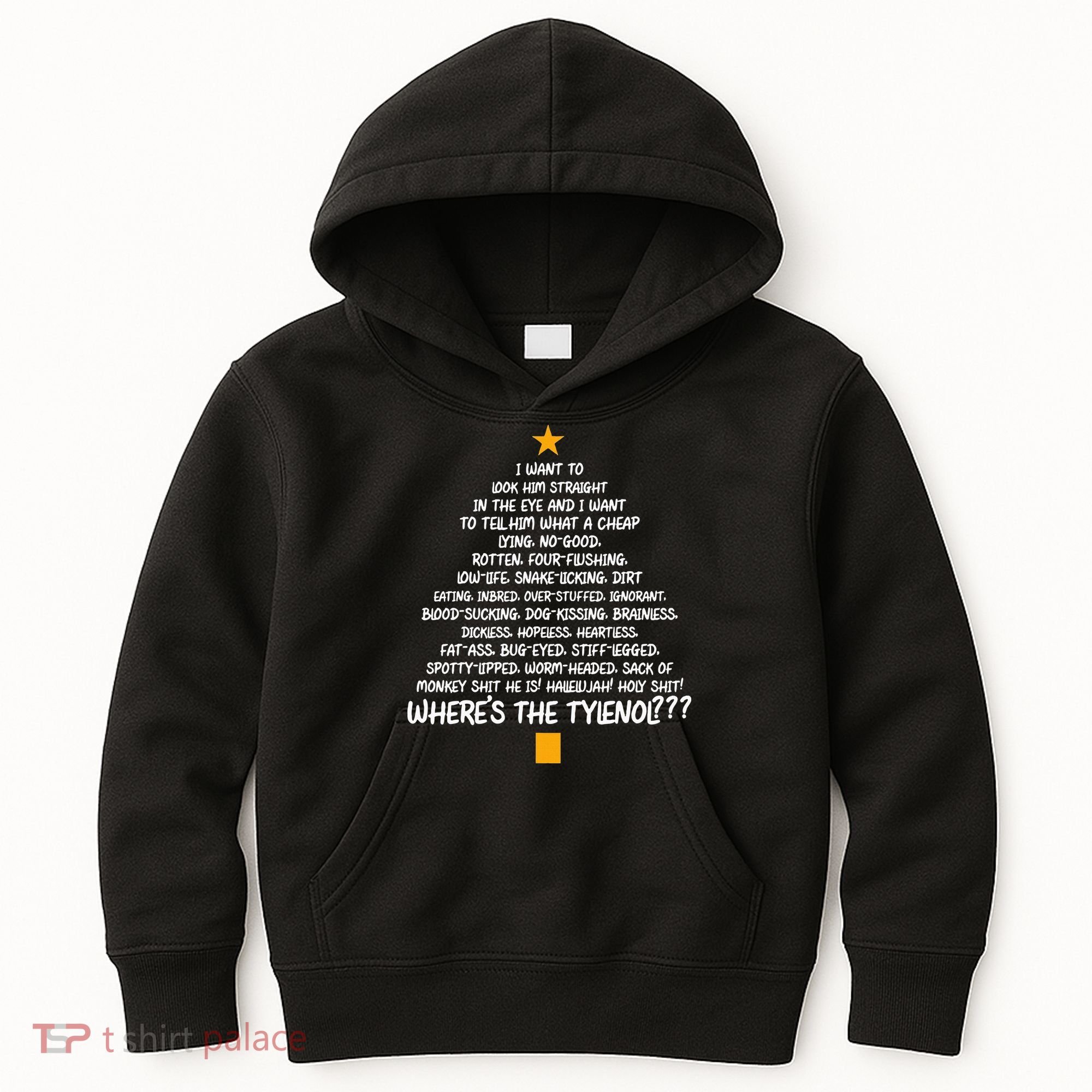 Christmas Vacation Rant Christmas Tree Kids Hoodie