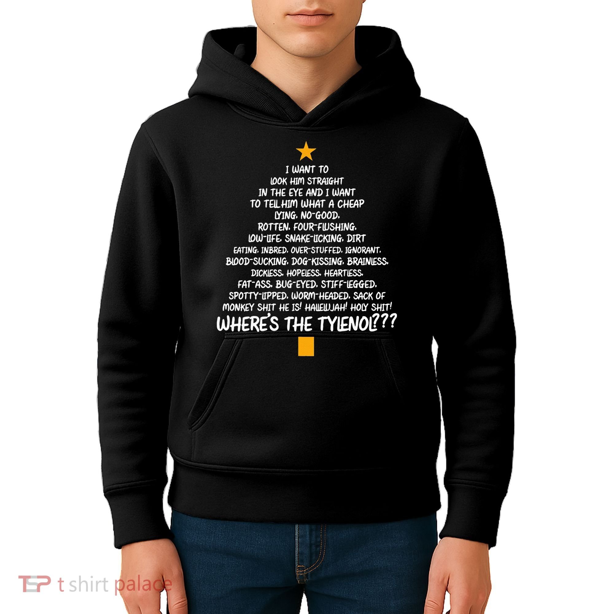 Christmas Vacation Rant Christmas Tree Kids Hoodie