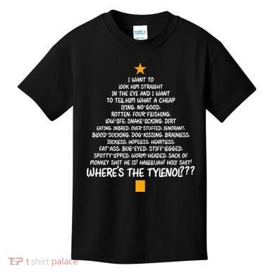 Christmas Vacation Rant Christmas Tree Kids T-Shirt