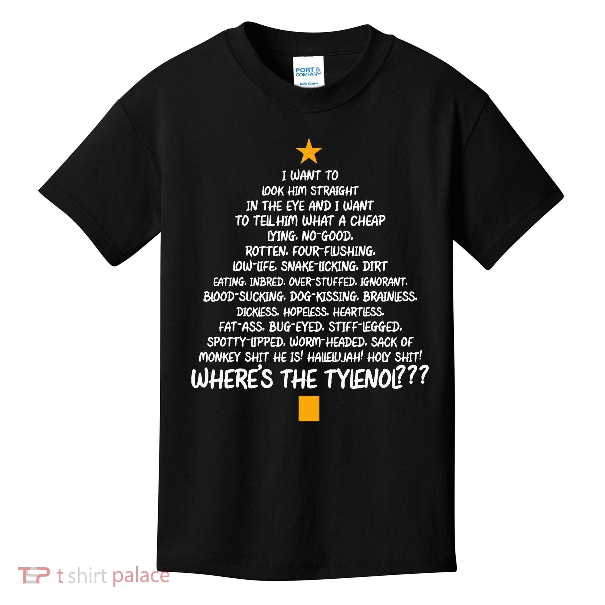 Christmas Vacation Rant Christmas Tree Kids T-Shirt