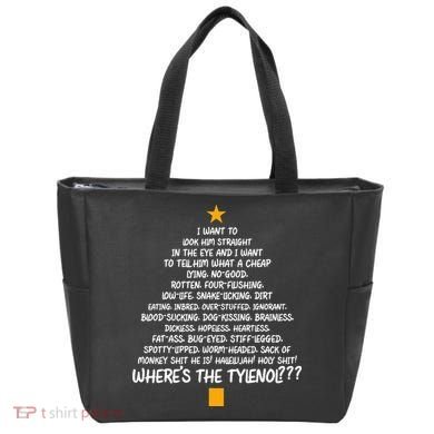 Christmas Vacation Rant Christmas Tree Tote Bag
