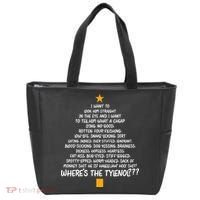 Christmas Vacation Rant Christmas Tree Tote Bag thumb 0