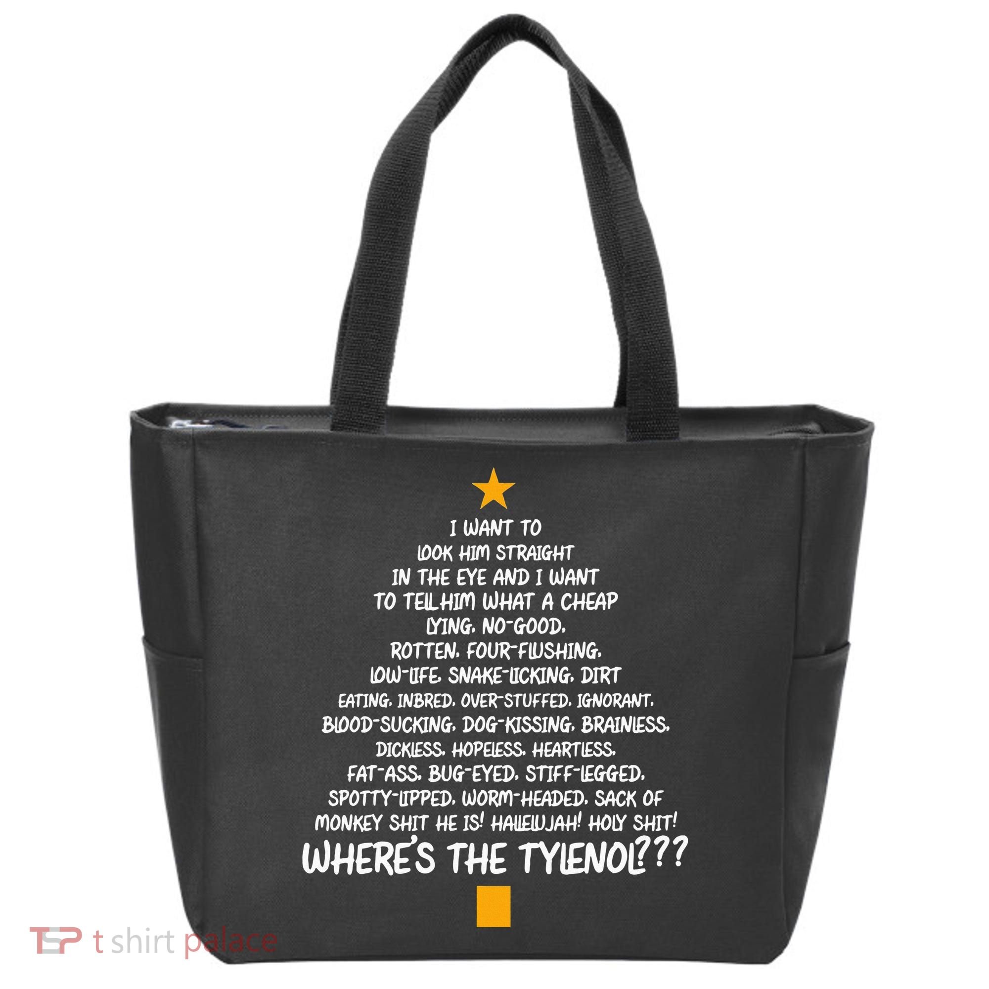 Christmas Vacation Rant Christmas Tree Tote Bag