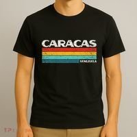 Caracas Venezuela Retro Love 70s Vintage Graphic T-Shirt thumb 3