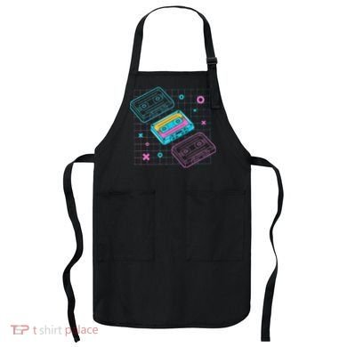 Cassettes Vaporwave Retrowave Synthwave Retro Vintage Apron