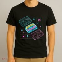 Cassettes Vaporwave Retrowave Synthwave Retro Vintage T-Shirt thumb 3