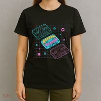 Cassettes Vaporwave Retrowave Synthwave Retro Vintage T-Shirt thumb 4