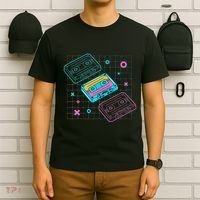 Cassettes Vaporwave Retrowave Synthwave Retro Vintage T-Shirt thumb 6