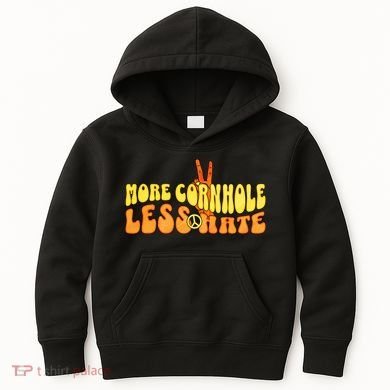 Cornhole Vintage Retro Gift Kids Hoodie
