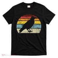 Crow Vintage Raven Gothic Retro Bird Lover T-Shirt thumb 0