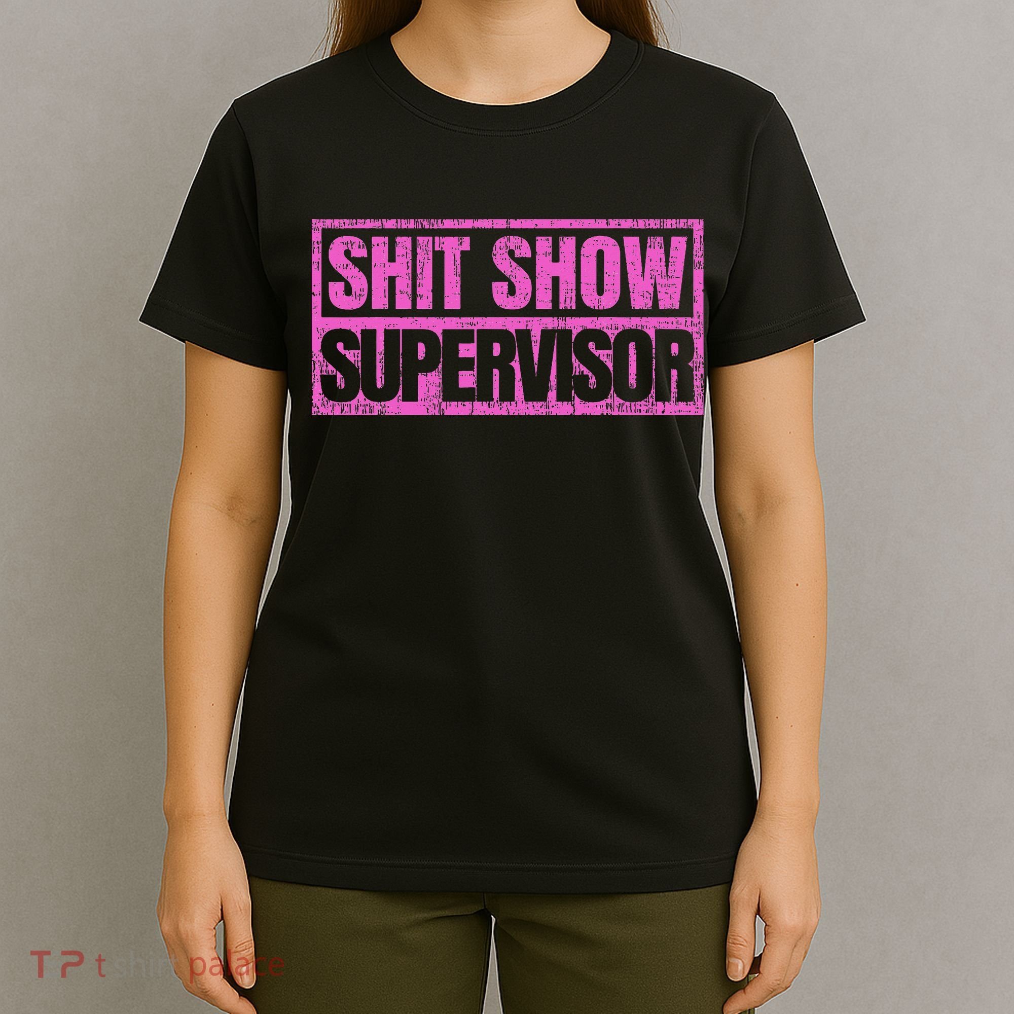 Classic Vintage Retro Shit Show Supervisor T-Shirt