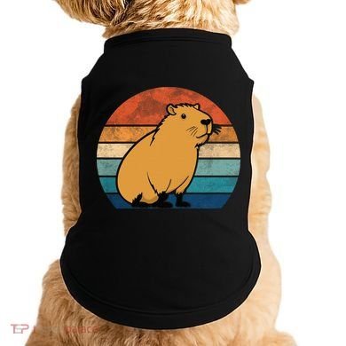 Capybara Vintage Rodent Funny Capybara Doggie Tank
