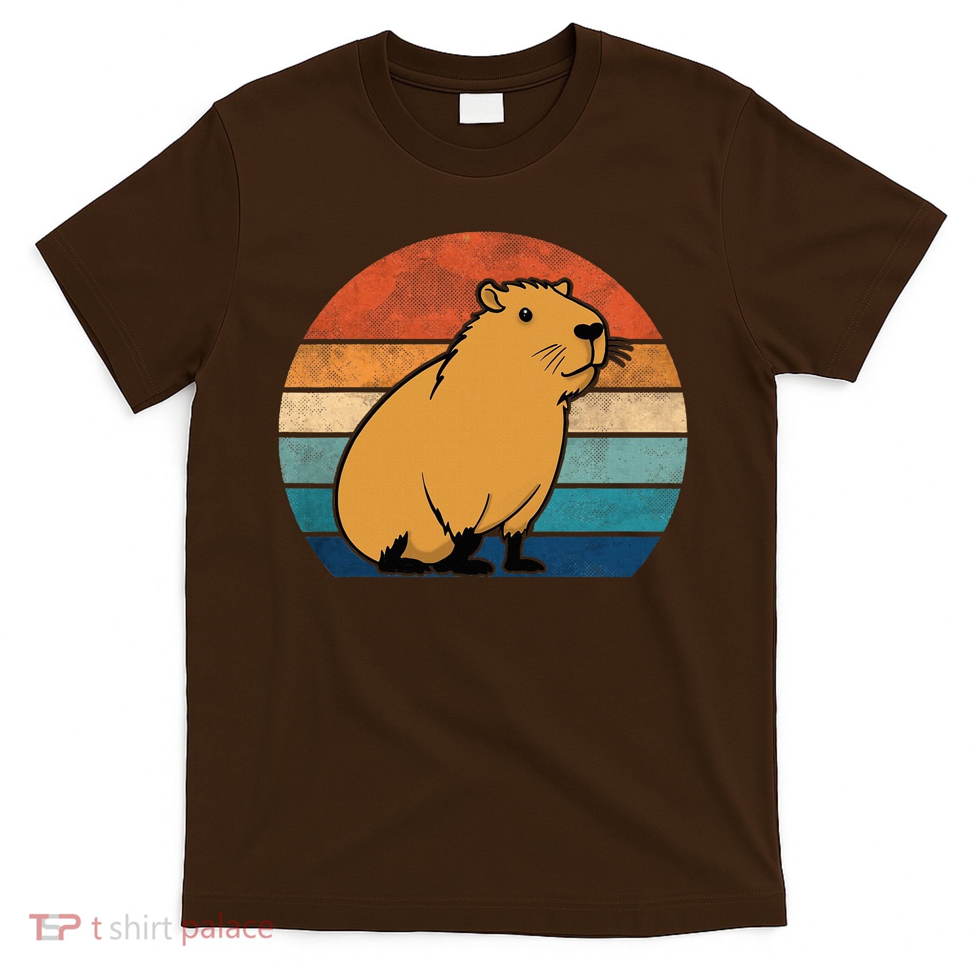 Capybara Vintage Rodent Funny Capybara T-Shirt