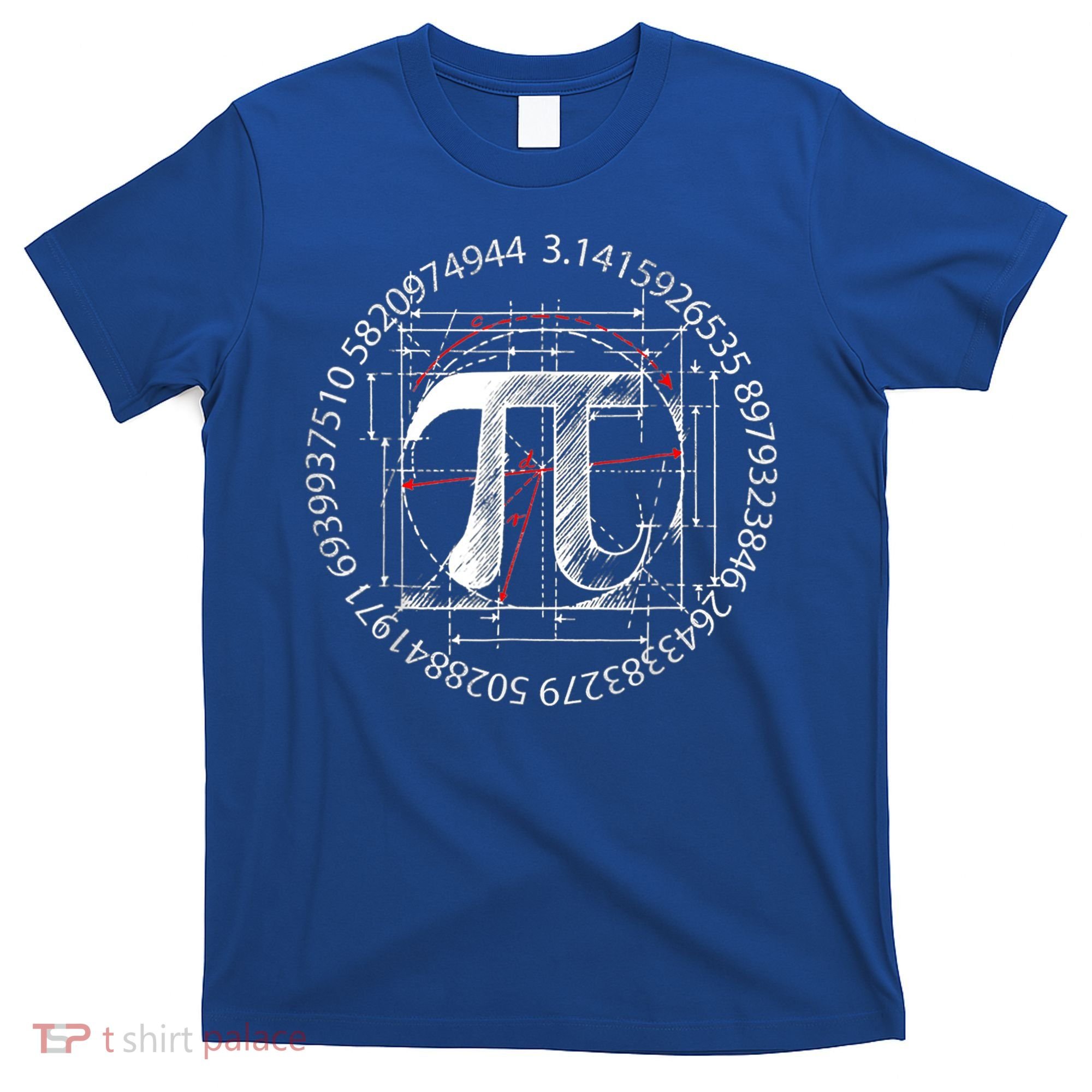 Cool Vintage Retro Pi 3.14 Gift Mathematics Birthday Gifts T-Shirt