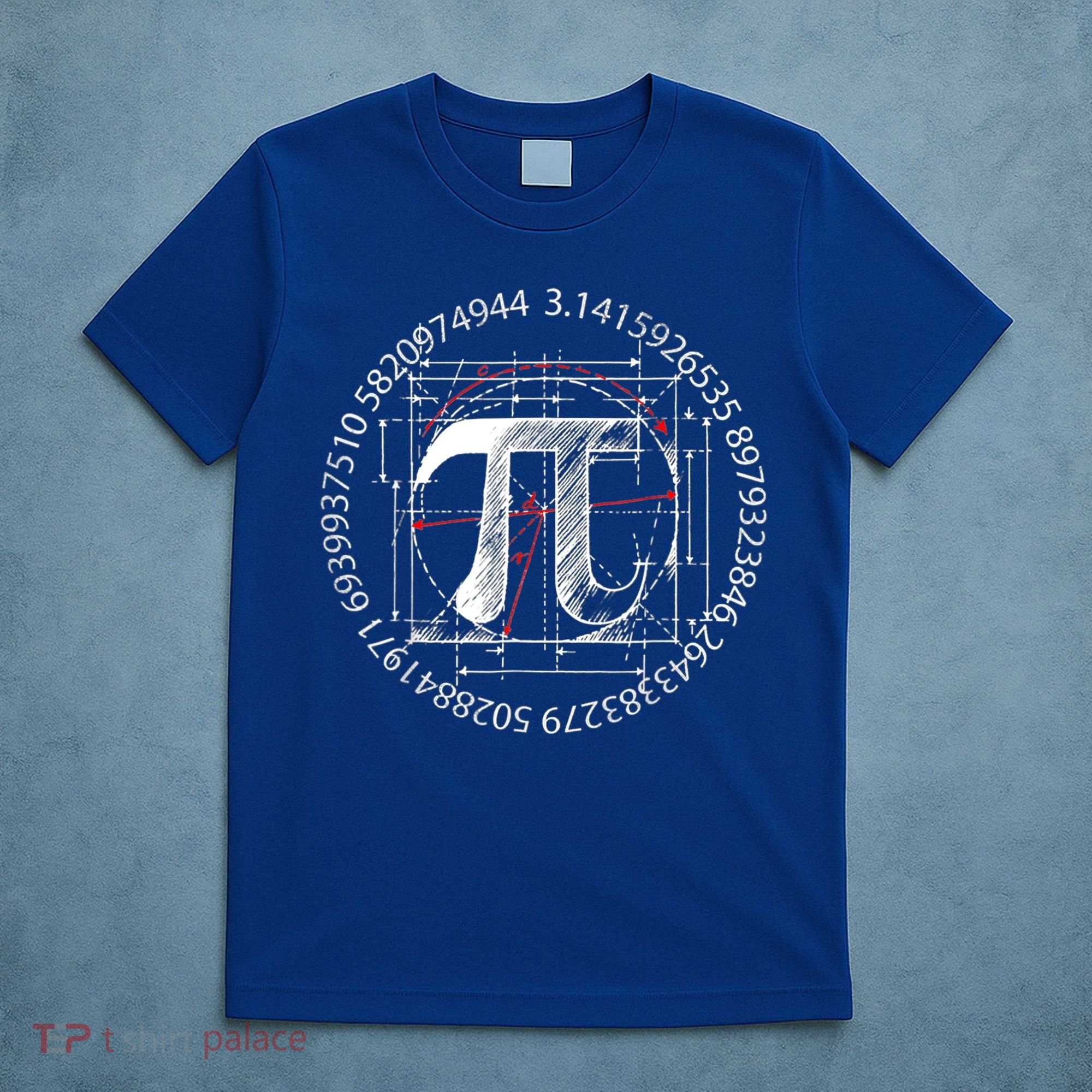 Cool Vintage Retro Pi 3.14 Gift Mathematics Birthday Gifts T-Shirt