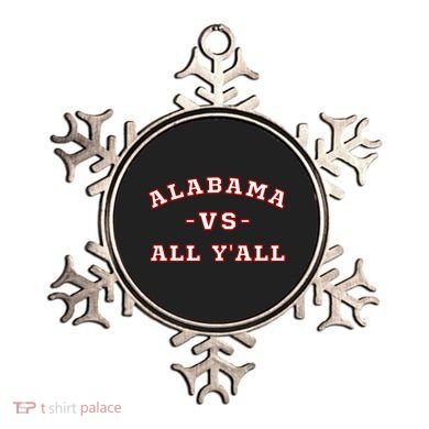 Classic Vintage Retro Alabama Vs All Yall Cool Gift Ornament