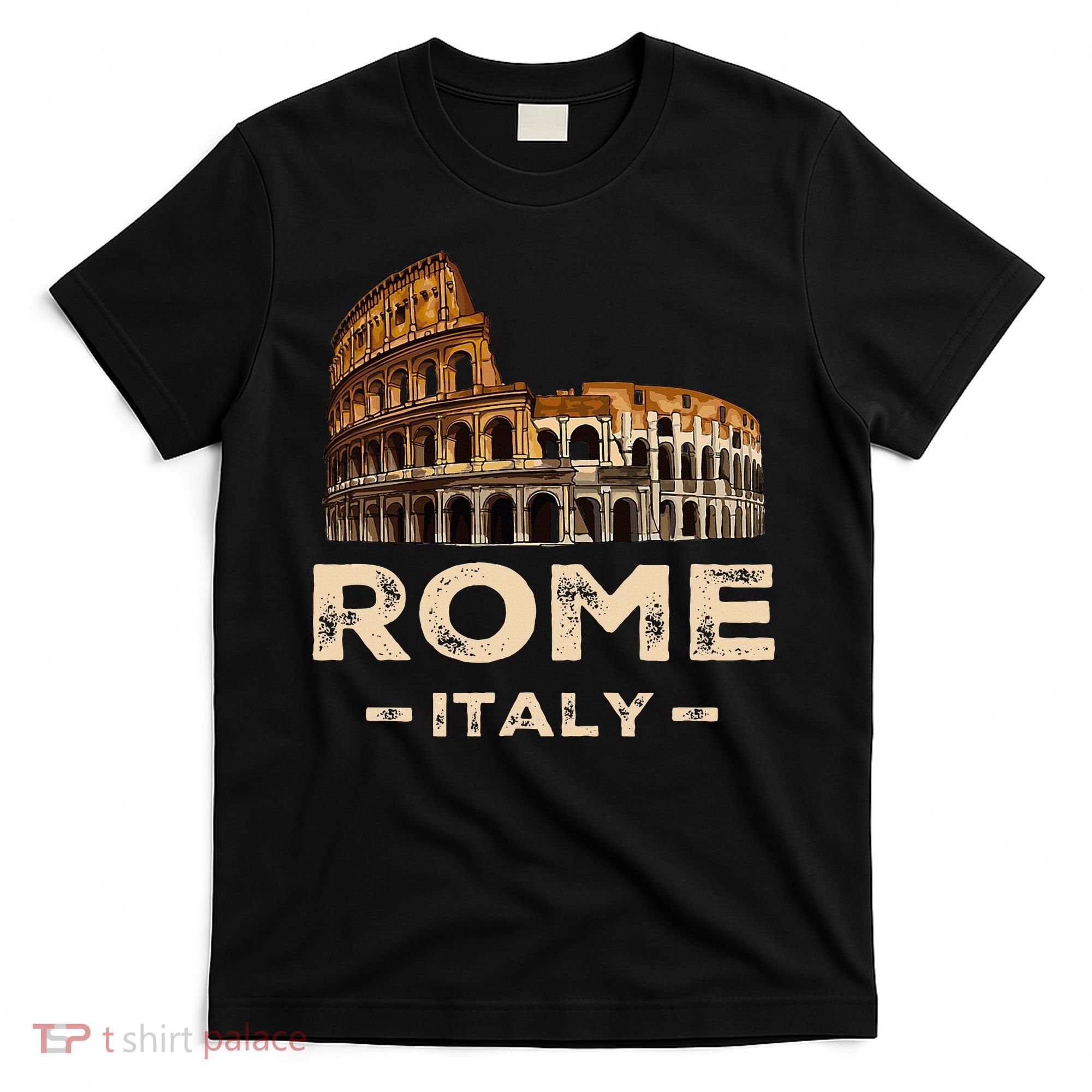 Cool Vintage Roma Italia Colosseum Souvenirs Rome Italy T-Shirt