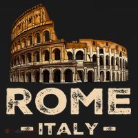 Cool Vintage Roma Italia Colosseum Souvenirs Rome Italy T-Shirt thumb 7