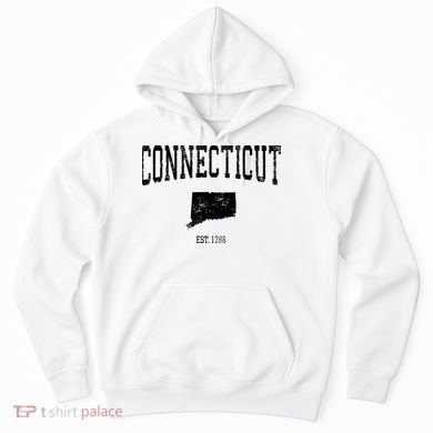 Connecticut Vintage Sports Design Ct Hoodie