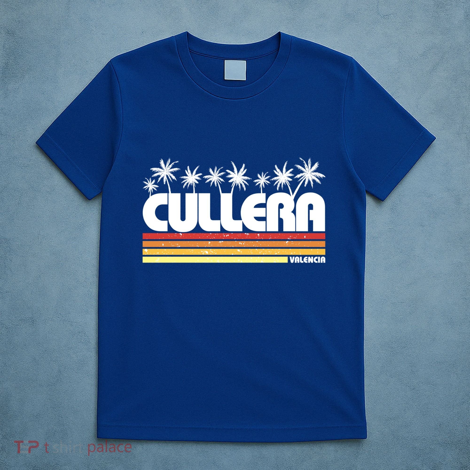 Cullera Valencia Spain Retro Tourism Meaningful Gift T-Shirt