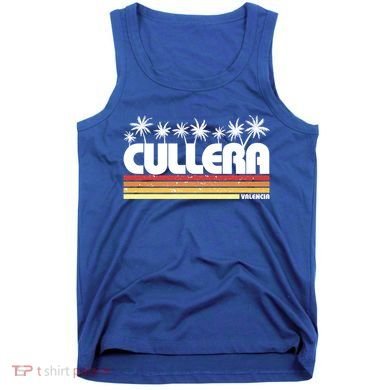 Cullera Valencia Spain Retro Tourism Meaningful Gift Tank Top