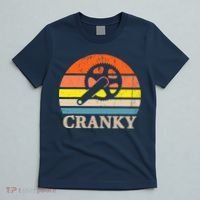 Cranky Vintage Sun Bicycle Lovers Cycling Bike T-Shirt thumb 5