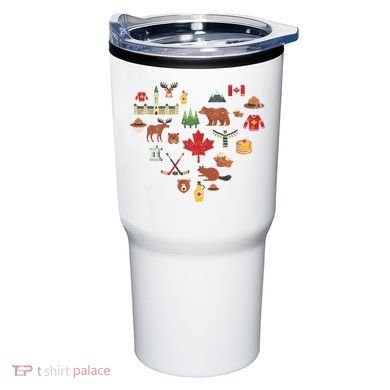 Canadian Vintage Symbols Canada Flag Maple Leaf Rcmp Cute Gift Tumbler