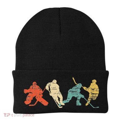 Classic Vintage Style Ice Hockey Beanie