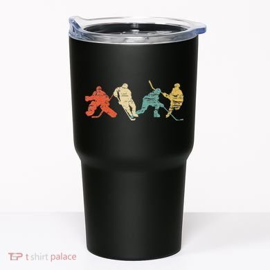 Classic Vintage Style Ice Hockey Tumbler