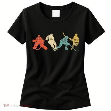 Classic Vintage Style Ice Hockey Women's T-Shirt